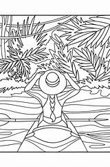 Coloriage Aventure Dété En Ligne  Coloring For Adultscom sketch template