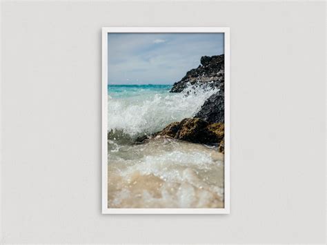 Beach Photograph, Hawaii Beach Print, Colorful Beach Decor, Beach Wall ...