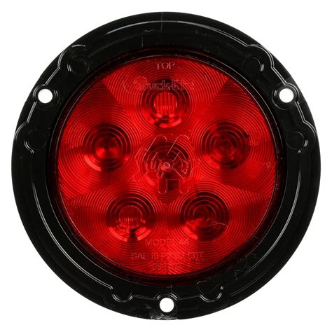 Truck-Lite® 44326R - Super 44 4" Red Round Bolt-on Mount LED Tail Light