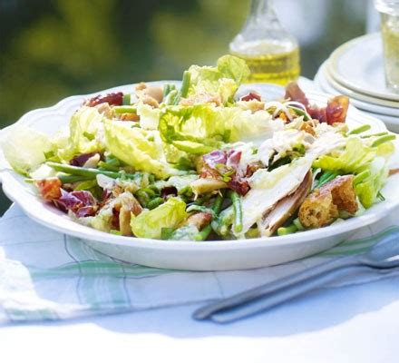 Roast chicken garden salad recipe | BBC Good Food