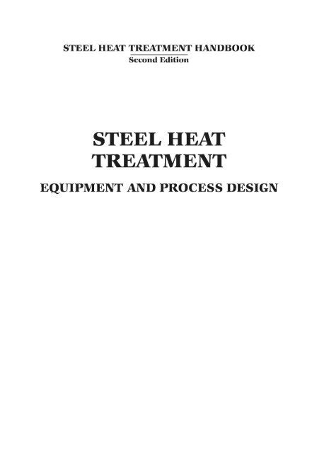 Steel Heat Treatment Equipment and Process Design