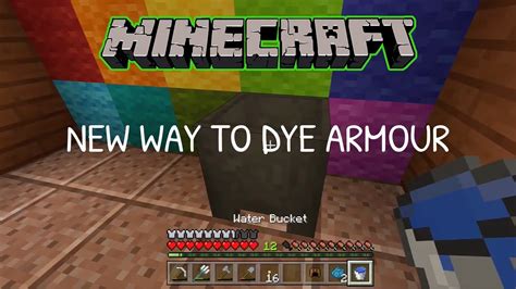 Minecraft Leather Armor Dye Chart