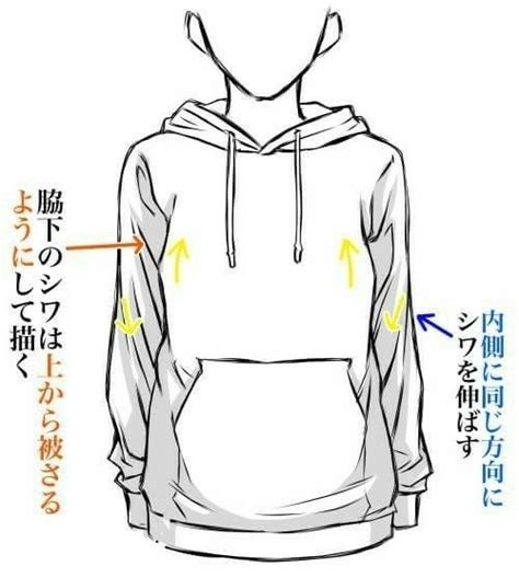 Pin by Ashy on Одежда | Hoodie drawing reference, Hoodie drawing ...