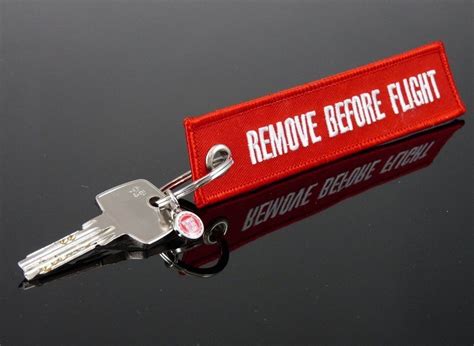 Remove Before Flight Keychain » Gadget Flow