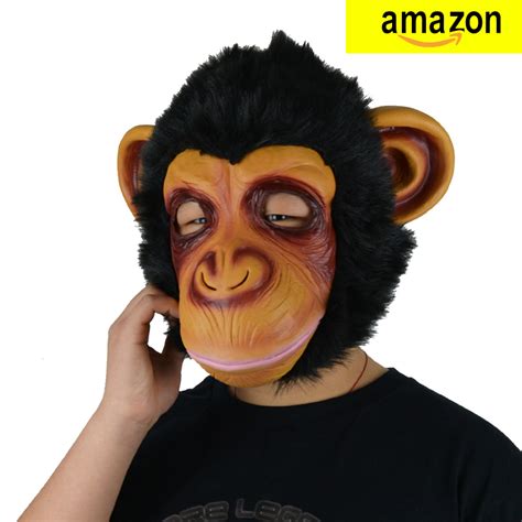 LarpGears Halloween Costume Latex Funny Gorilla Mask Animal Mask Adult Size - GLM-A0036 | LarpGears