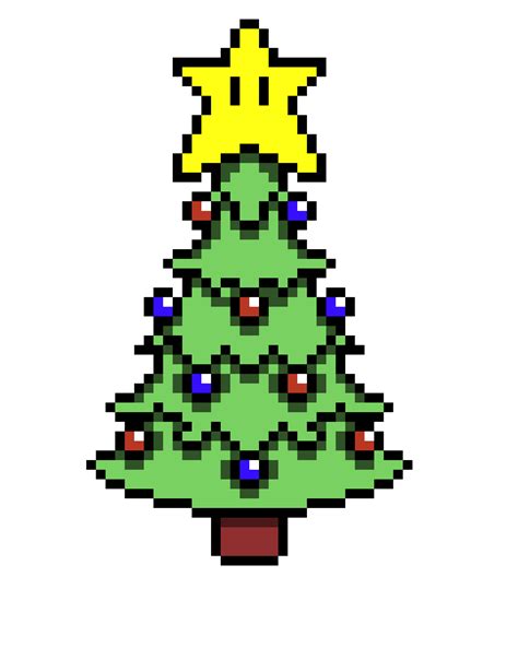 mario christmas tree | Pixel Art Maker