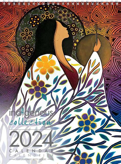 Indigenous Art Calendar - 2024 Betty Albert (Mix) in 2023 | Canadian ...