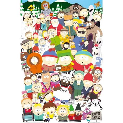 South Park - TV Show Poster / Print (All Characters / The Cast) (Size: 24" x 36") - Walmart.com ...