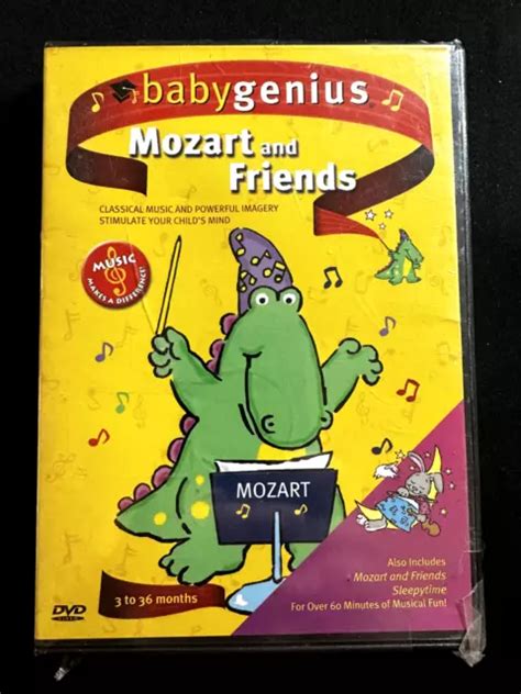 BABY GENIUS MOZART and Friends Classical Music DVD 60 Minutes - SEALED ...