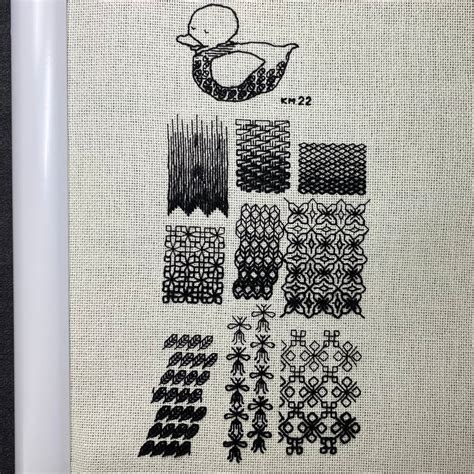 My project for course: Introduction to Blackwork Embroidery | Domestika