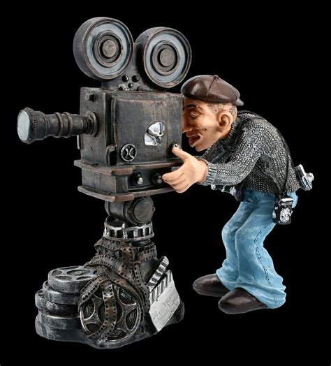 Funny Jobs Figurine - Cameraman with old Cine Camera | www.figuren-shop.de