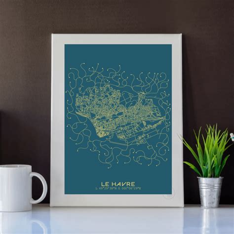 Le Havre City Map Poster