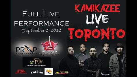 Kamikazee live in toronto 2022 | Toronto full live concert coverage - YouTube