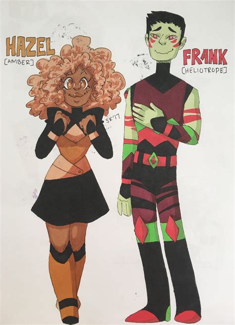 Hazel and Frank Gem Redesigns by shelbyecandraw on DeviantArt