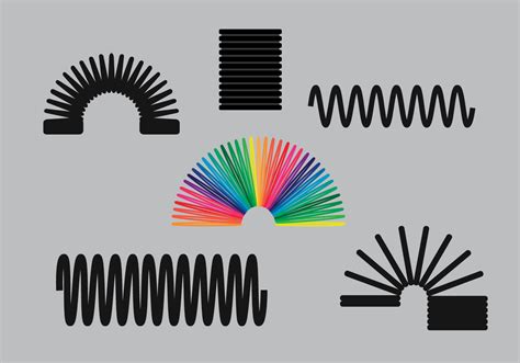 Slinky Vector Pack - Download Free Vector Art, Stock Graphics & Images