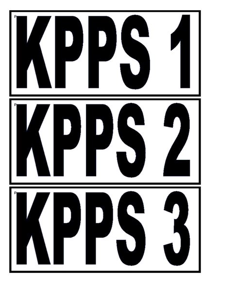 Tulisan KPPS | PDF