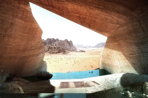 Wadi Rum Resort: Luxury Eco Lodge Built Right Into The Desert Cliffs | Inhabitat - Green Design ...