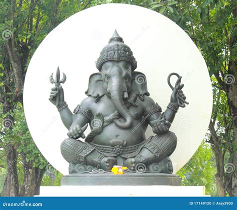 Ganesha, The Hindu God Of Wisdom Stock Photo - Image: 17149120