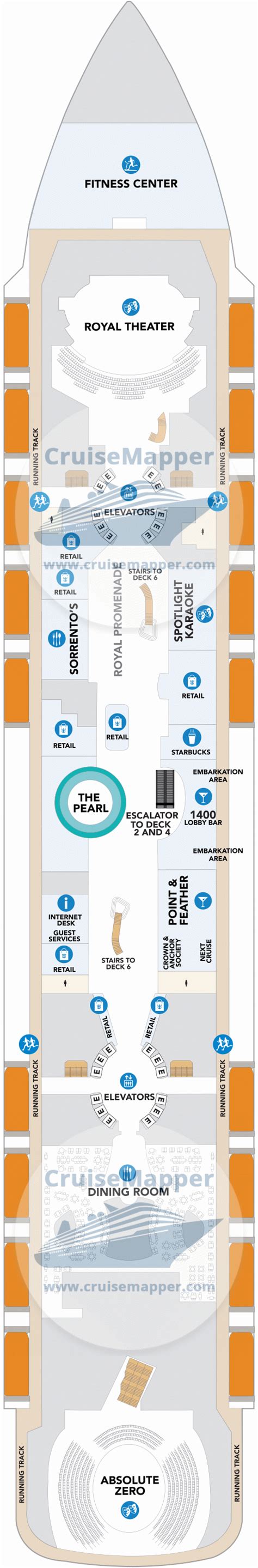 Icon Of The Seas deck 5 plan | CruiseMapper