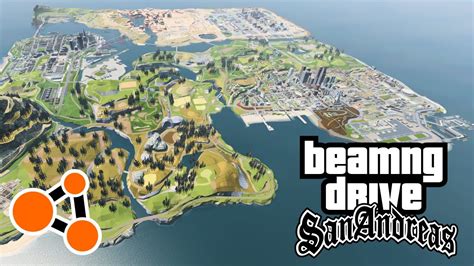 Gta Sa Full Map In Beamng Drive Beamng San Andreas Mod Youtube | Hot Sex Picture