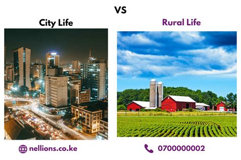 City Life Vs Village Life