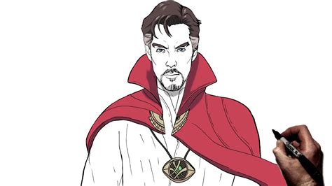 How to Draw Dr. Strange | Step By Step | Marvel - YouTube