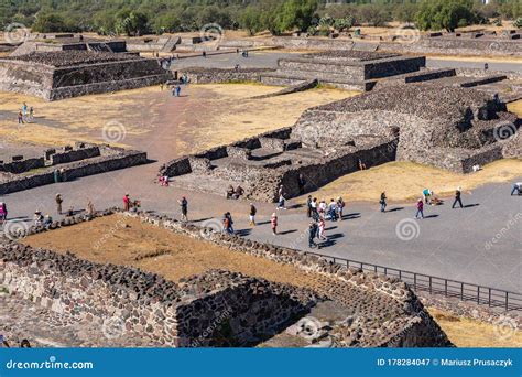 The Pyramids in Ancient City of Teotihuacan in Mexico Editorial ...