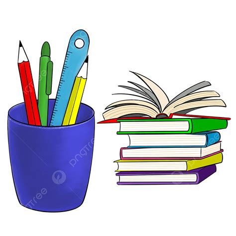 Pencil And Book Clipart