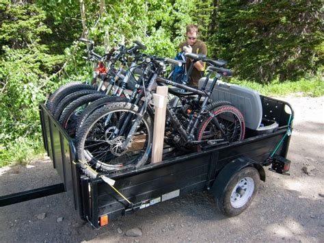 Bike Rack For 4x8 Trailer | Utility trailer, Truck bike rack, Bike rack