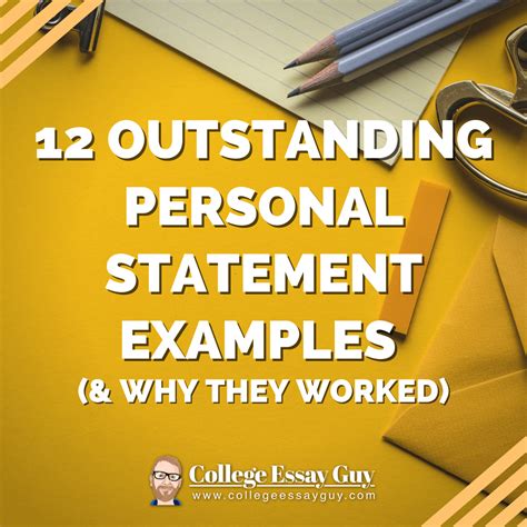 12 Outstanding Personal Statement Examples + Why They Work