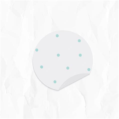 Free Vector | Gray round shaped reminder note sticker vector