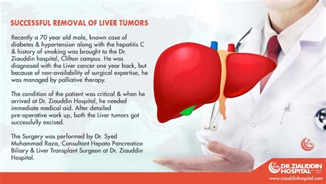 Successful tumors surgery conducted at DZH - Dr. Ziauddin Hospital