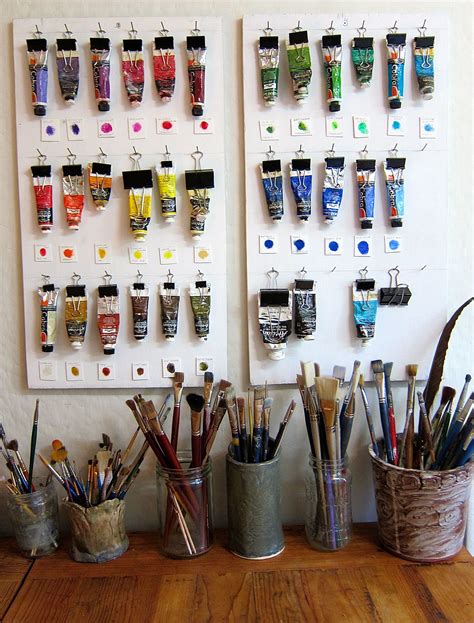 Nailed it! My version of a paint organizing board I first saw here on ...