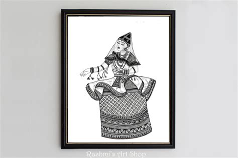 Manipuri Dancer art print | Etsy Dancing Drawings, Cool Art Drawings, Ink Pen Drawings, Manipuri ...