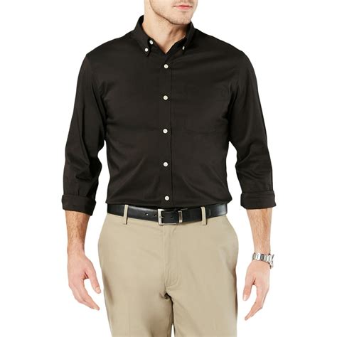 Dockers - Dockers Men's Big & Tall Signature Comfort Flex Long Sleeve ...