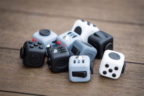 Fidget Cube: A Cube Shaped Toy Filled With Things To Fidget With