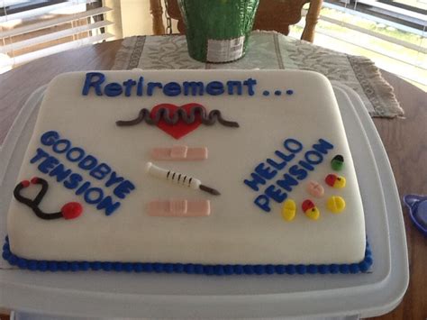 Nursing Retirement Cake - CakeCentral.com