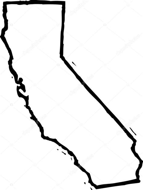 Vector Illustration of Map of California Stock Vector Image by ©ronjoe ...