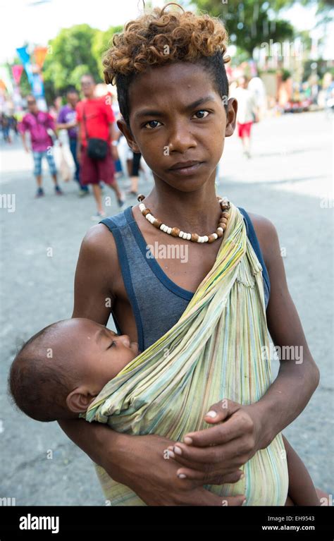 The Ati people are the original tribal people living on Panay island ...