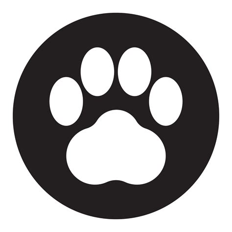 cat footprints icon vector 24150202 Vector Art at Vecteezy