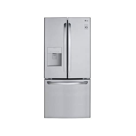 LG Electronics 30-inch W 22 cu. ft. French Door Refrigerator with Water & Ice Dispenser in ...