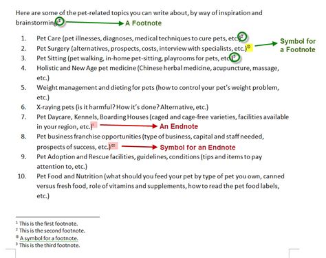 Footnote and endnote examples - gamblinger