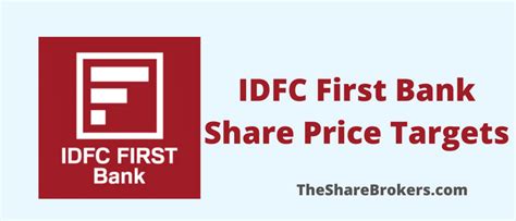 IDFC First Bank Share Price Targets For 2023, 2025, 2030 : TheShareBrokers