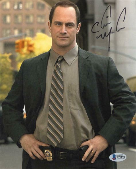 CHRISTOPHER MELONI SIGNED 8X10 PHOTO LAW & ORDER STABLER AUTOGRAPH BECKETT H Opens in a new ...