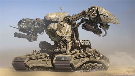 Mech-Tank, Mitchell Stuart on ArtStation at https://www.artstation.com ...