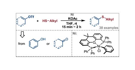 Nickel Catalyzed Cross-Coupling of Aryl and Alkenyl Triflates with ...