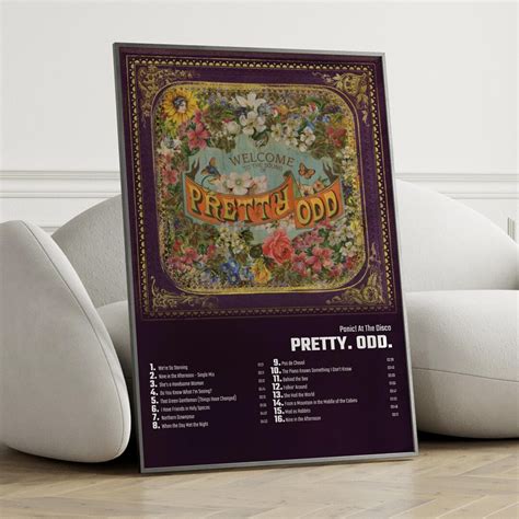 Panic at the Disco Pretty. Odd. Album Cover Poster, Wall Art, Panic at ...