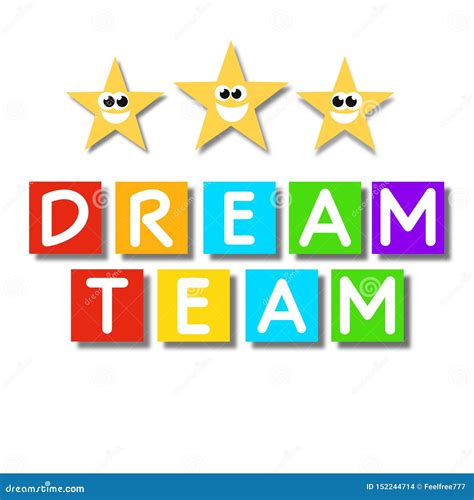 Dream Team, Great Customer Service Stock Illustration - Illustration of situation, percents ...