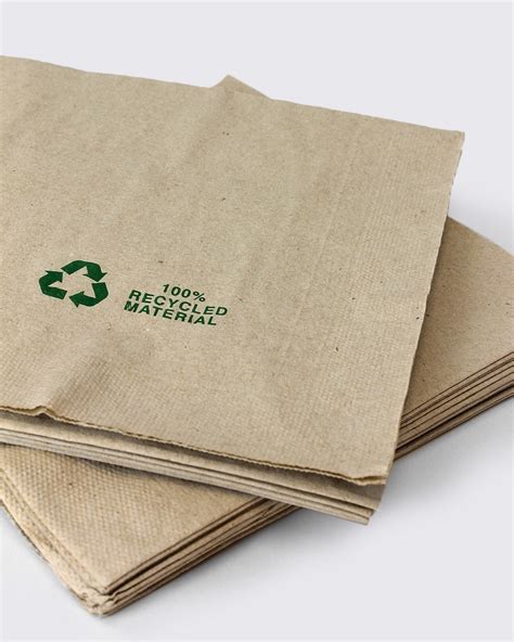 Unbleached Recycled Napkins