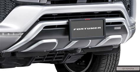 Toyota Fortuner Facelift Official Accessories List Revealed